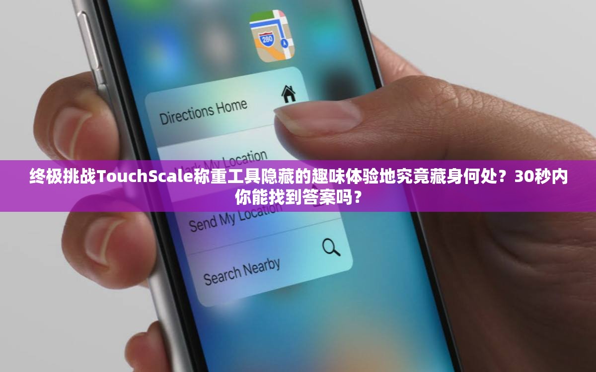 終極挑戰(zhàn)TouchScale稱重工具隱藏的趣味體驗地究竟藏身何處？30秒內(nèi)你能找到答案嗎？